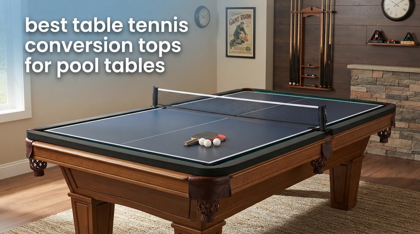 best table tennis conversion tops for pool tables
