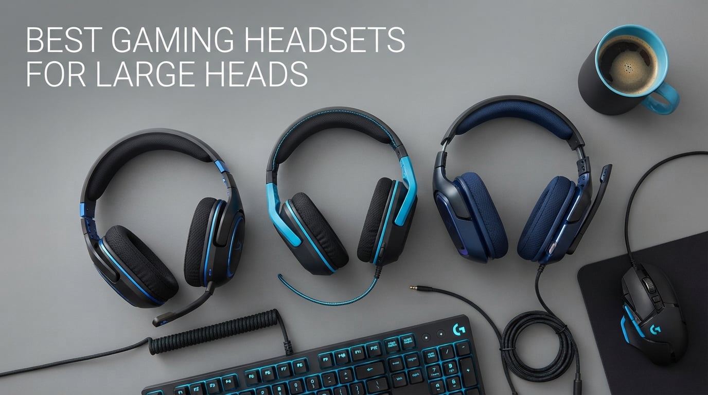 best gaming headsets for large heads