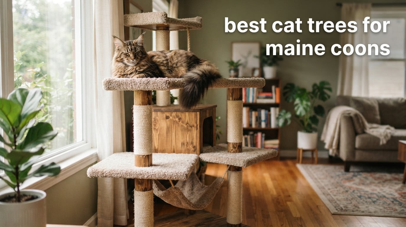 best cat trees for maine coons