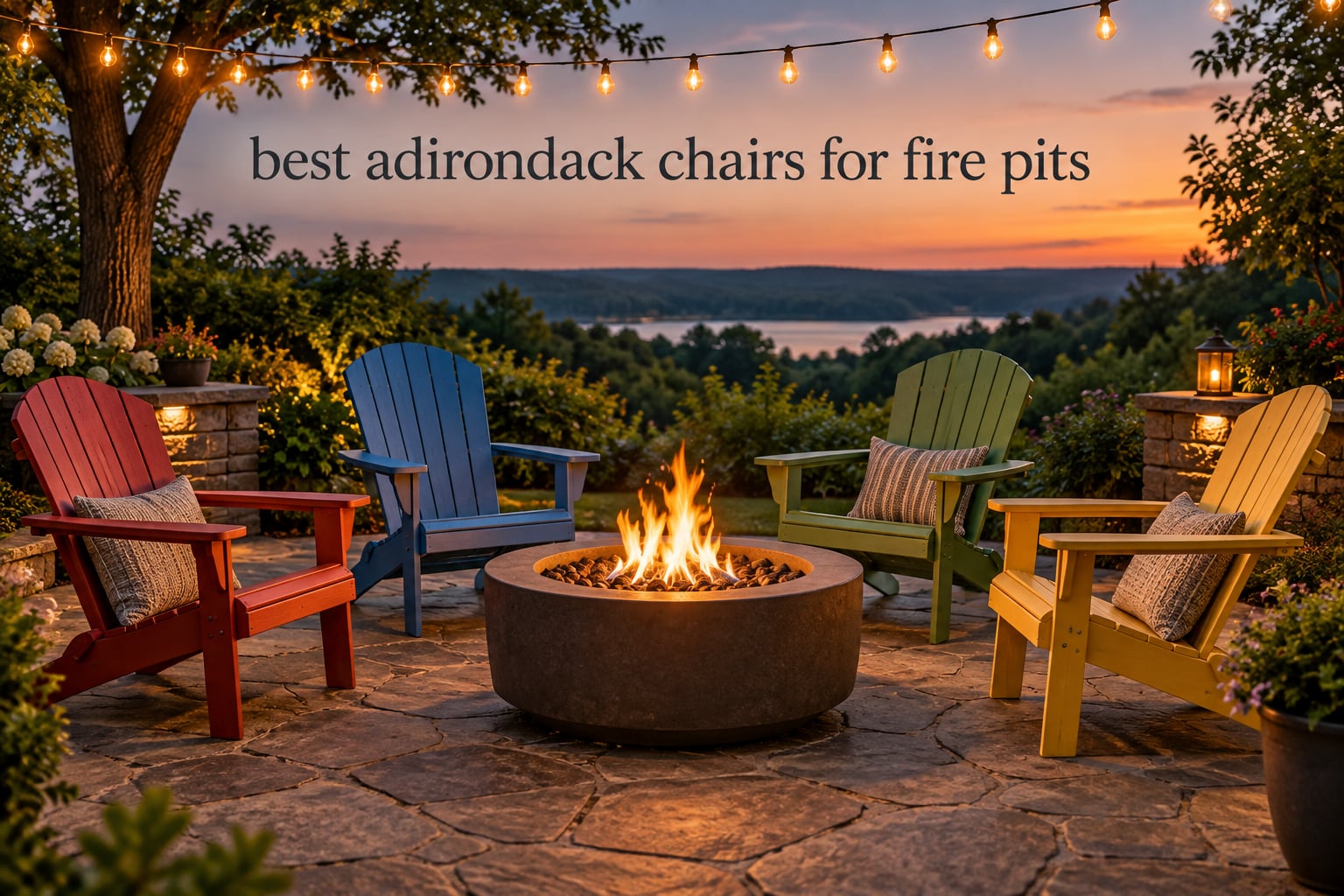 best adirondack chairs for fire pits