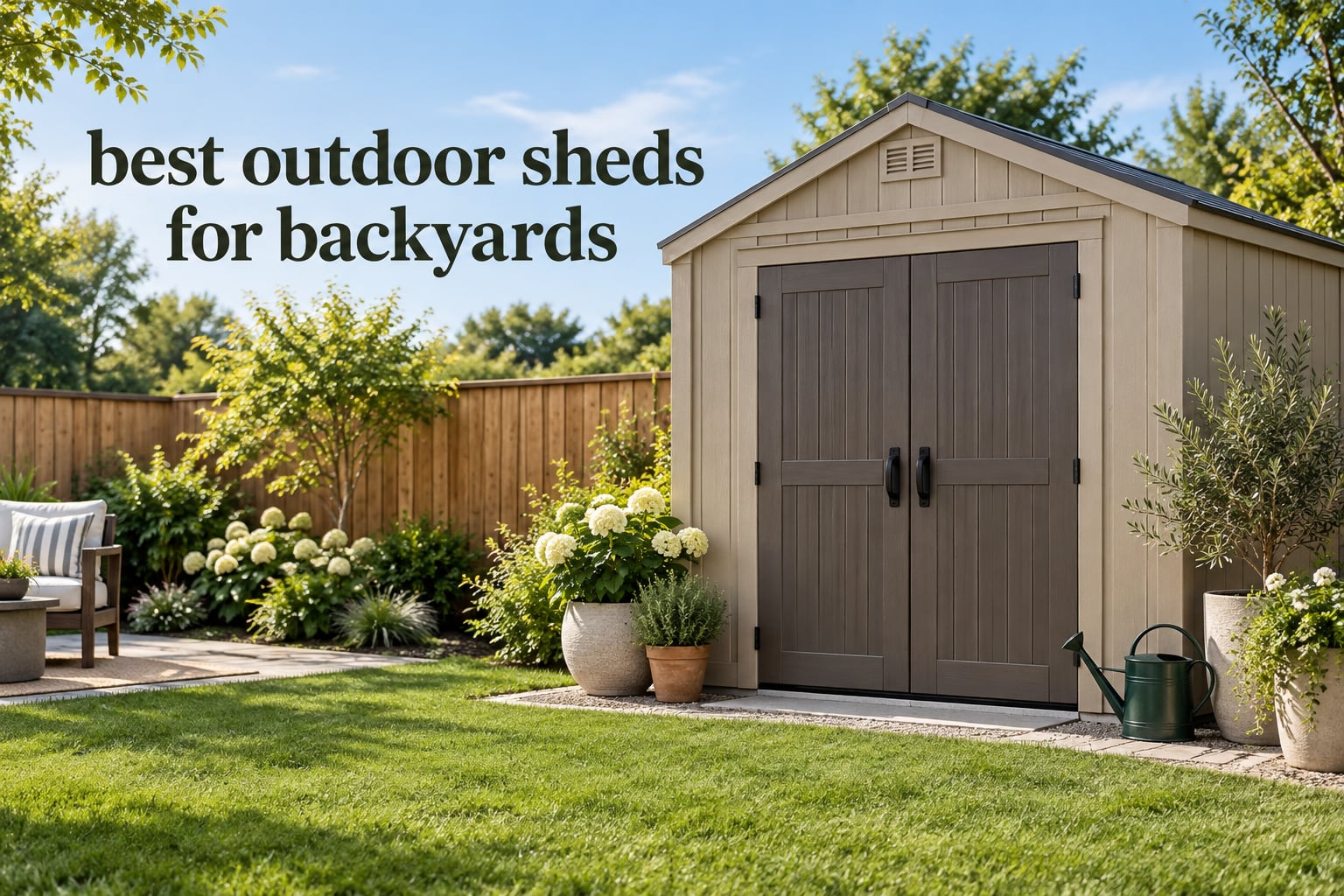 best outdoor sheds for backyards