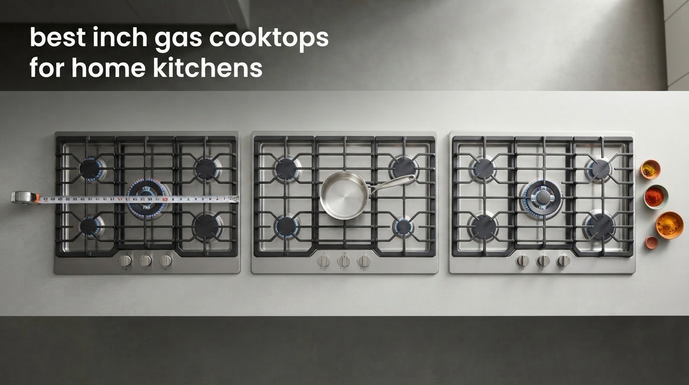 best 36 inch gas cooktops for home kitchens