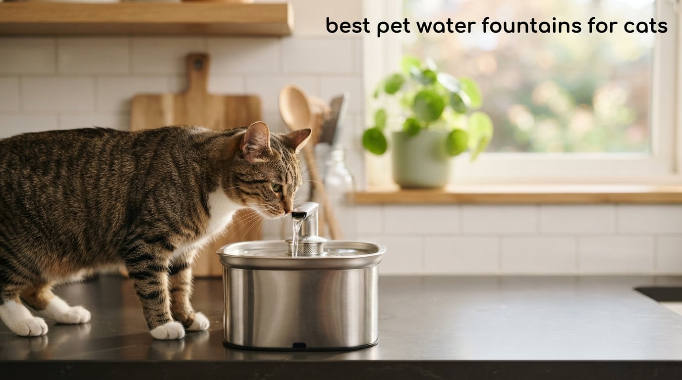 best pet water fountains for cats
