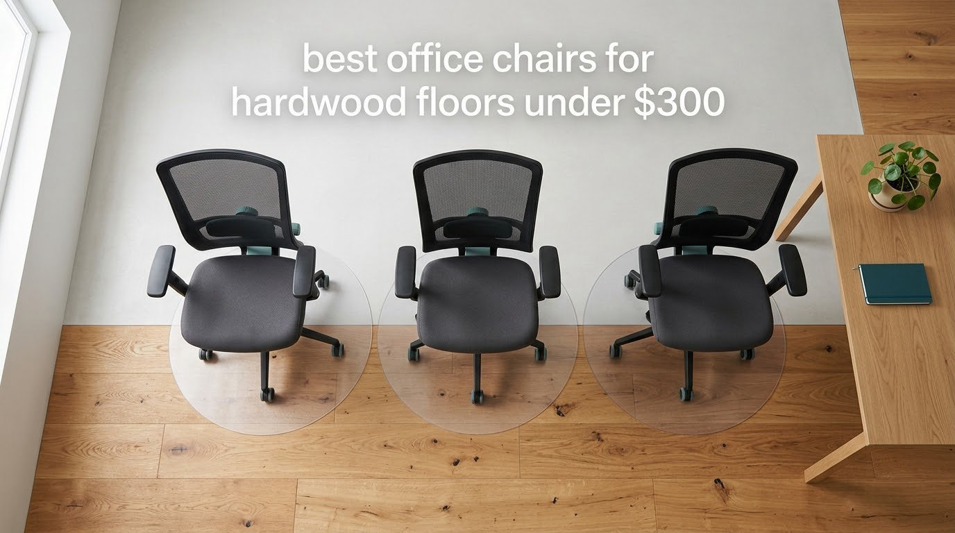 best office chairs for hardwood floors under $300