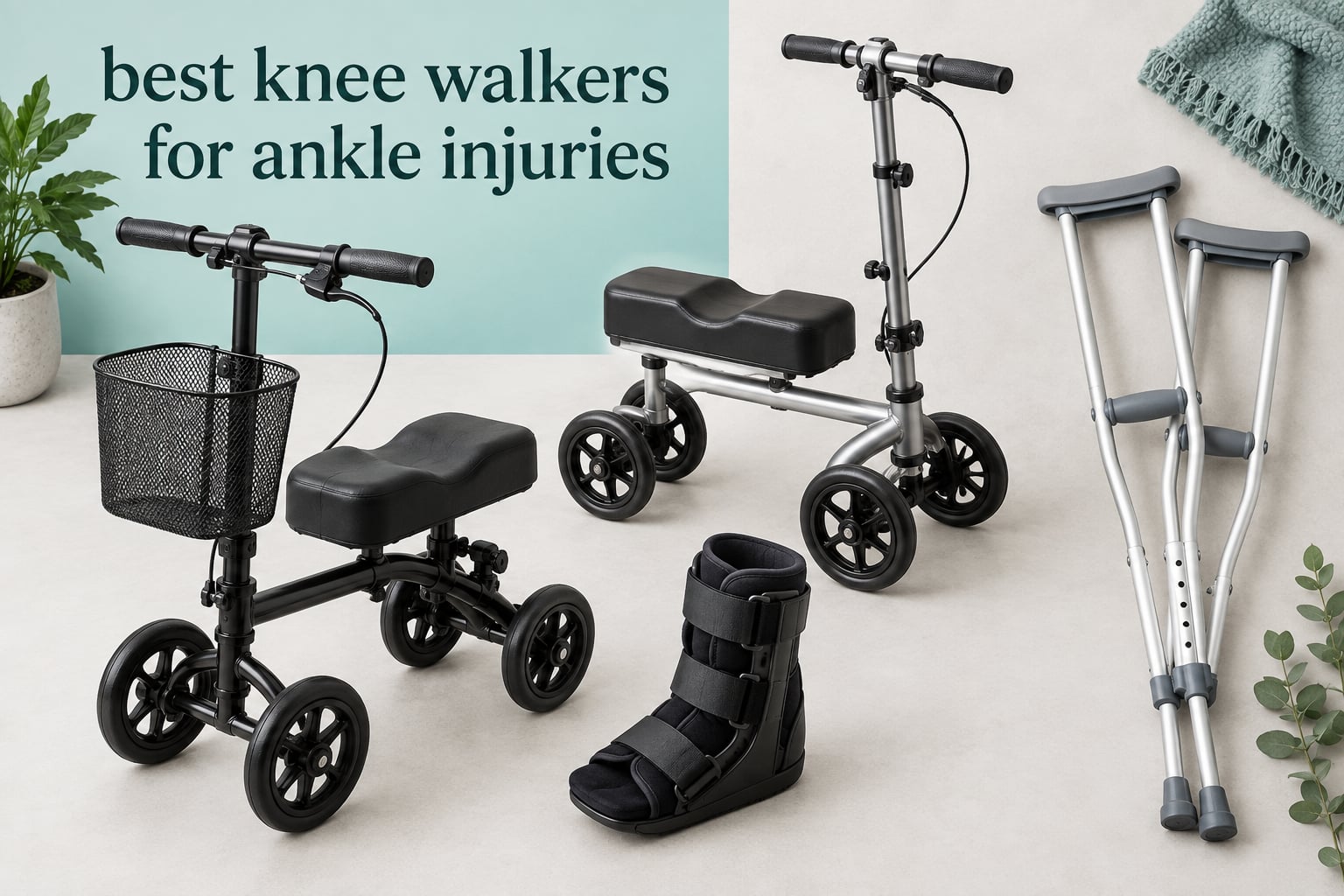 best knee walkers for ankle injuries