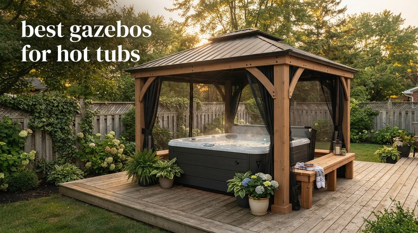 best gazebos for hot tubs
