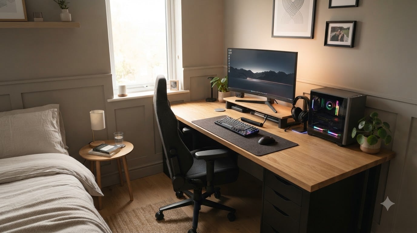 best gaming desks for small bedrooms