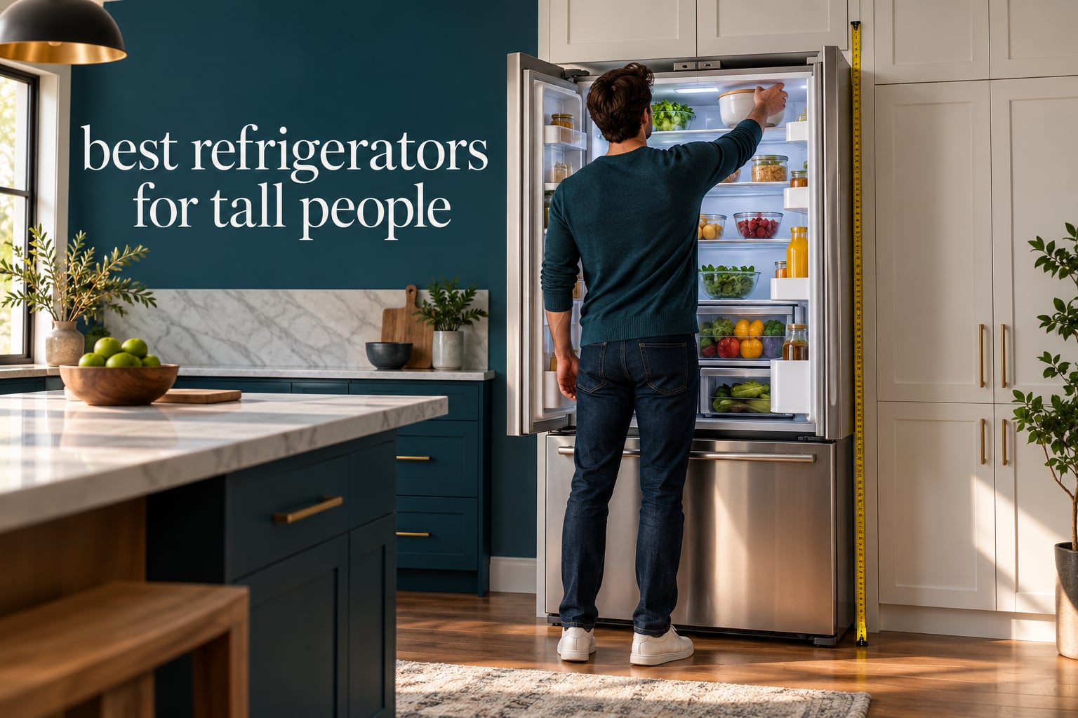 best refrigerators for tall people