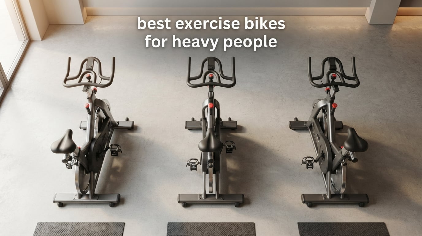 best exercise bikes for heavy people