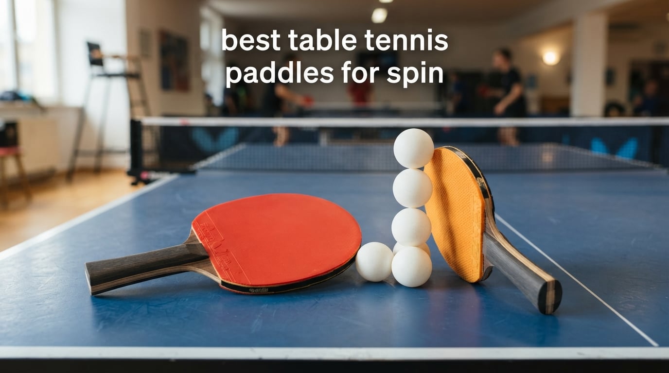 best table tennis paddles for spin