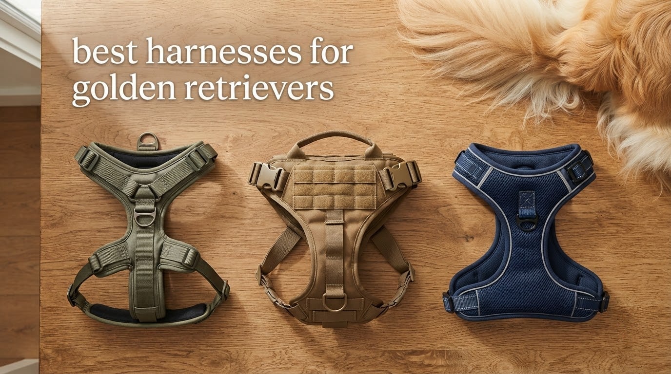 best harnesses for golden retrievers
