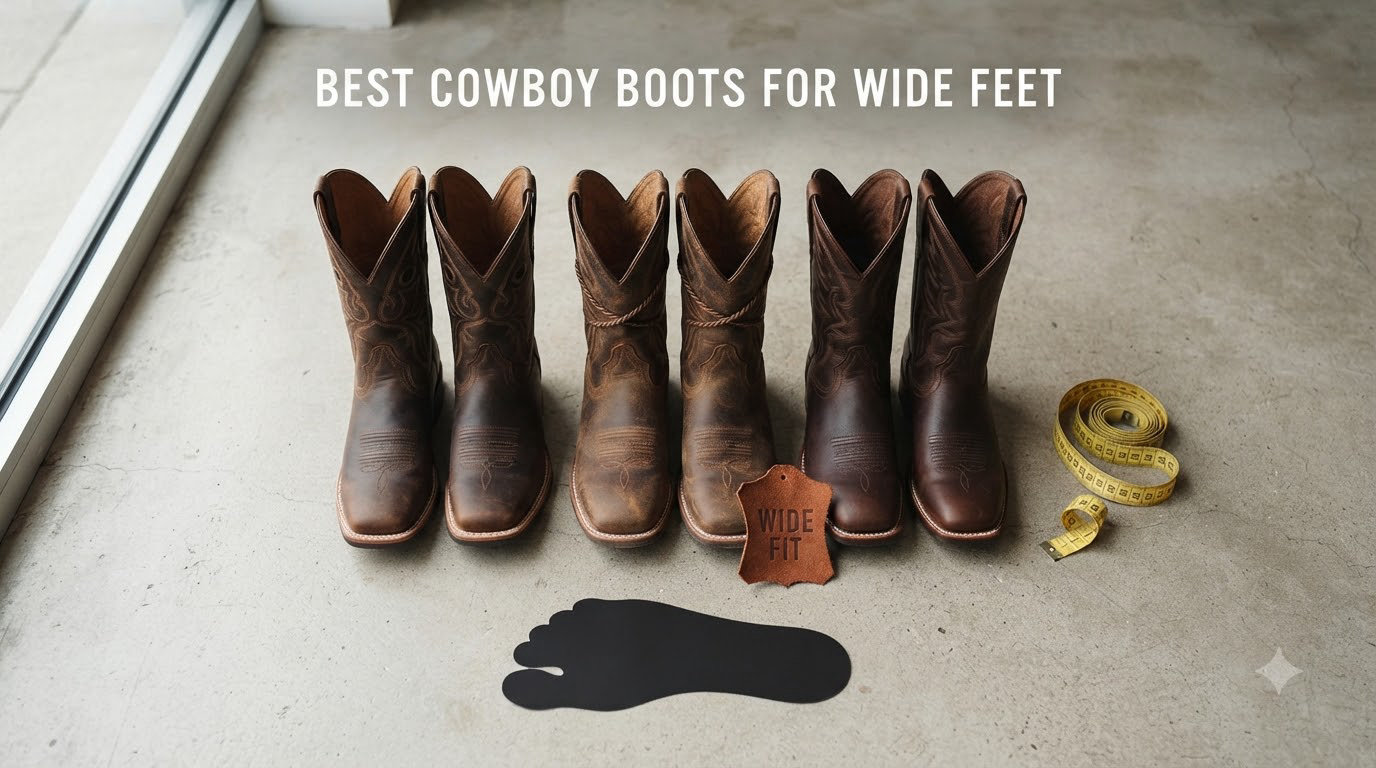 best cowboy boots for wide feet