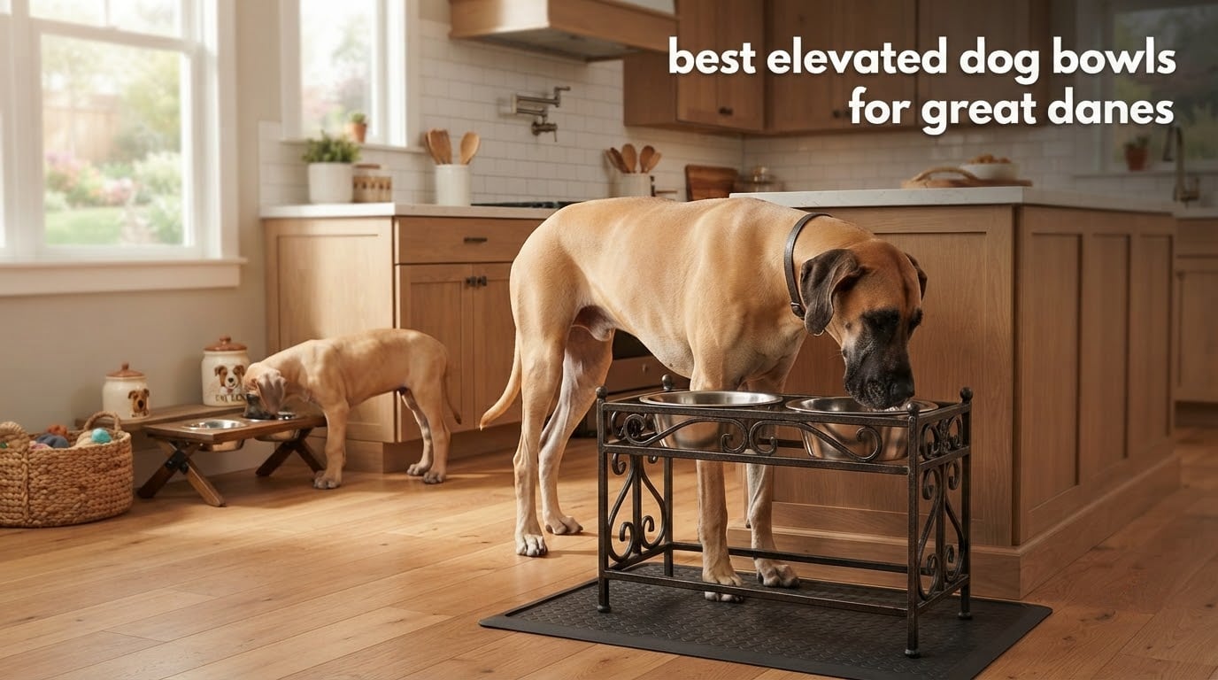 best elevated dog bowls for great danes
