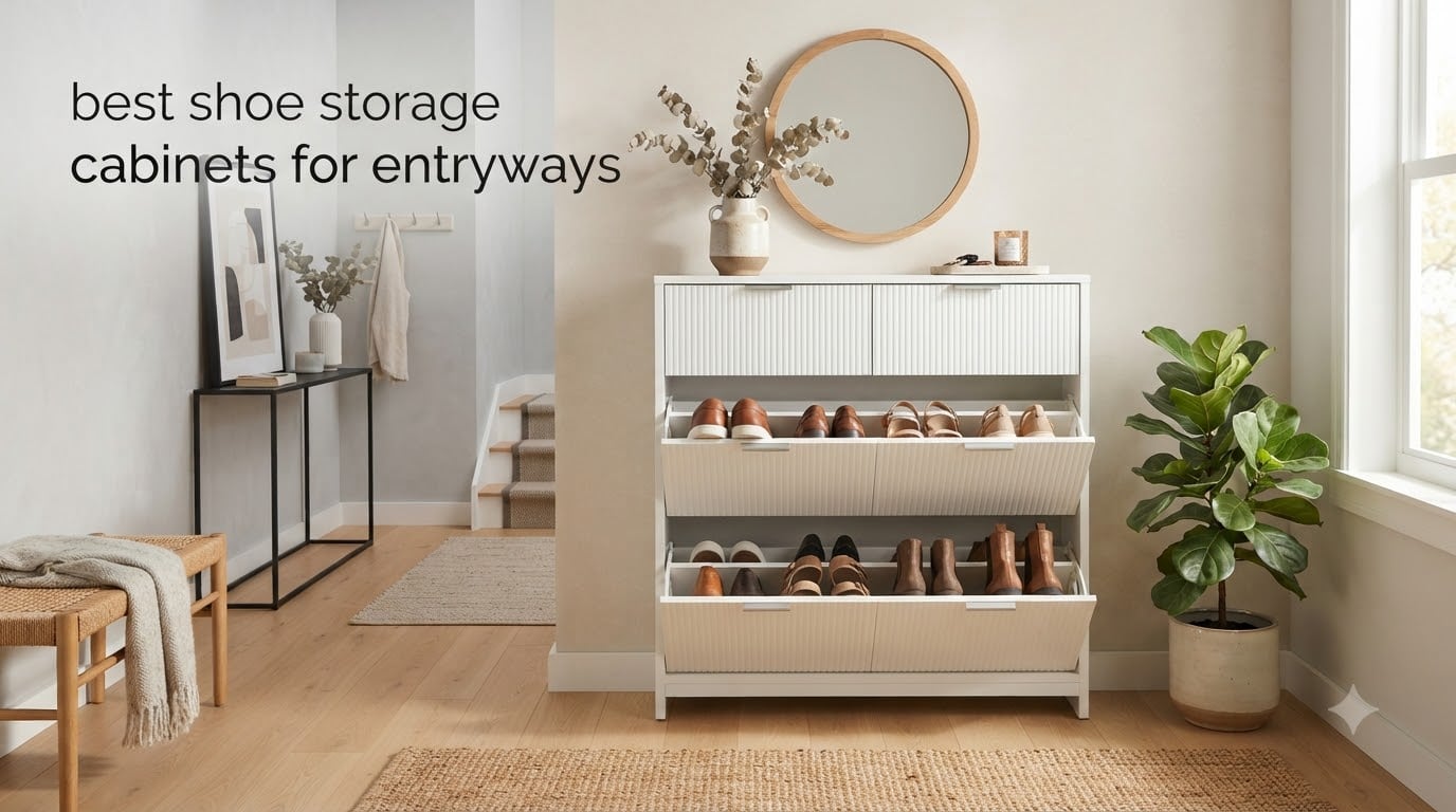best shoe storage cabinets for entryways
