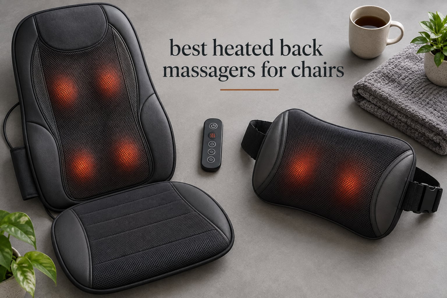 best heated back massagers for chairs