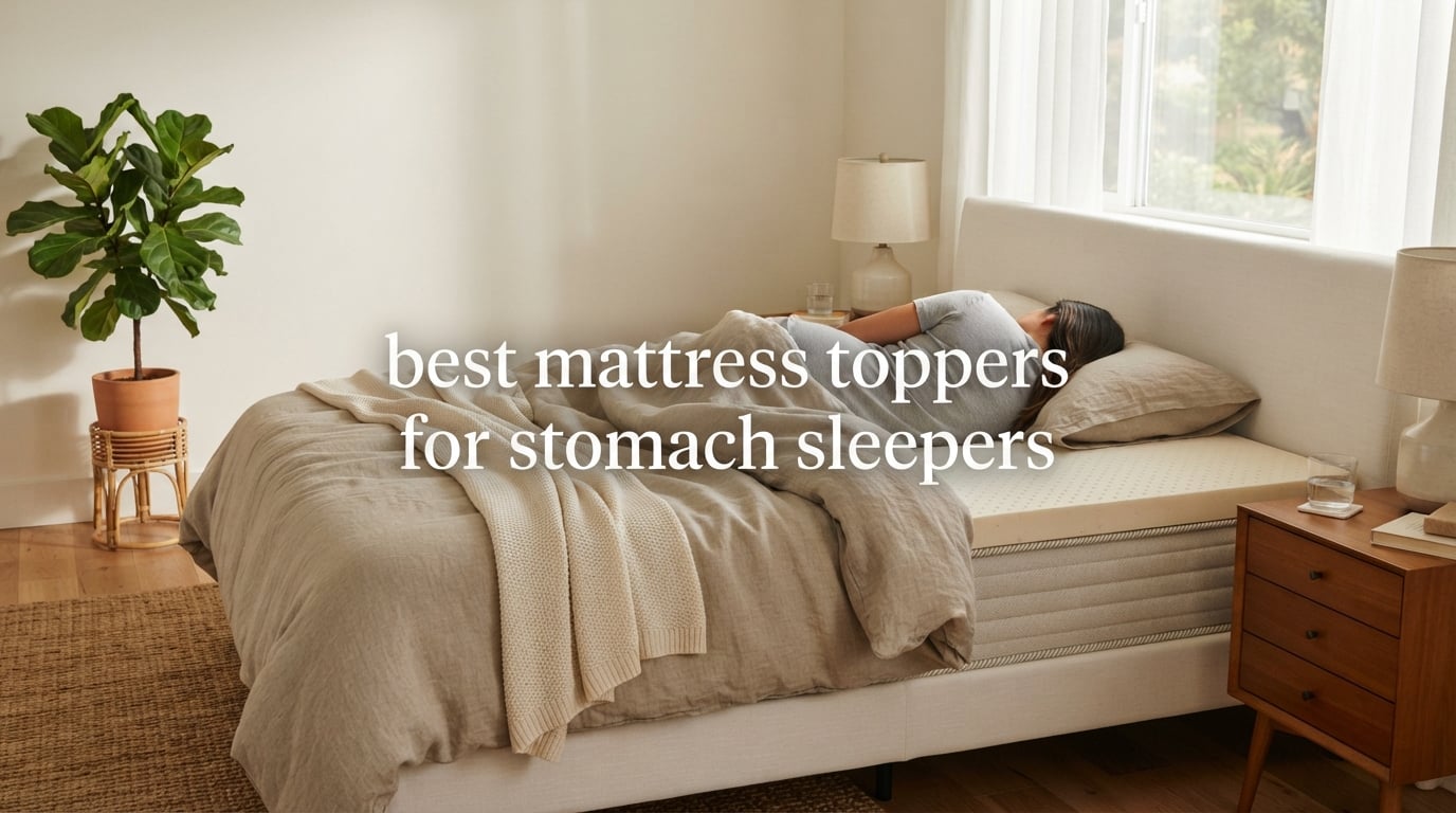 best mattress toppers for stomach sleepers