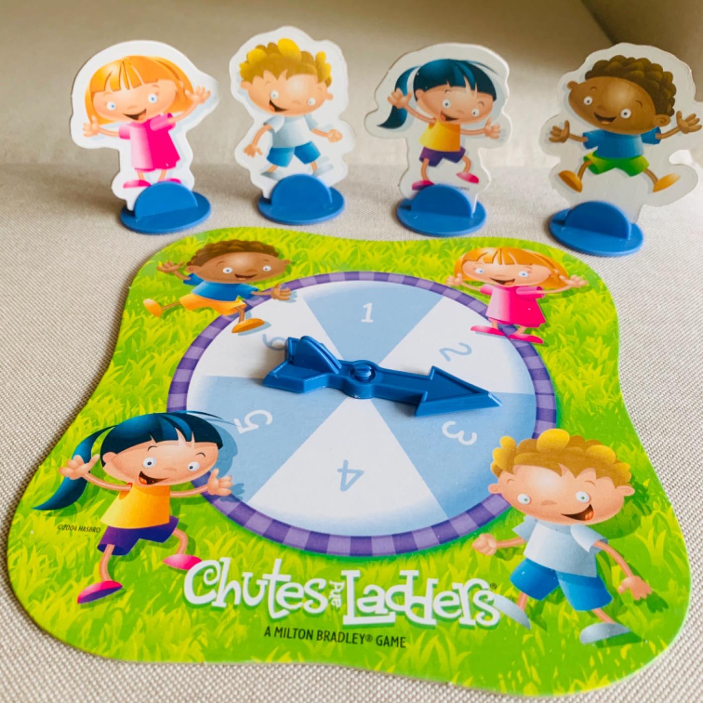 Hasbro Gaming Chutes and Ladders Board Game, 2 to 4 Players, Gift for Kids, Preschool Classroom Games, Ages 3+ (Amazon Exclusive) customer photo 1