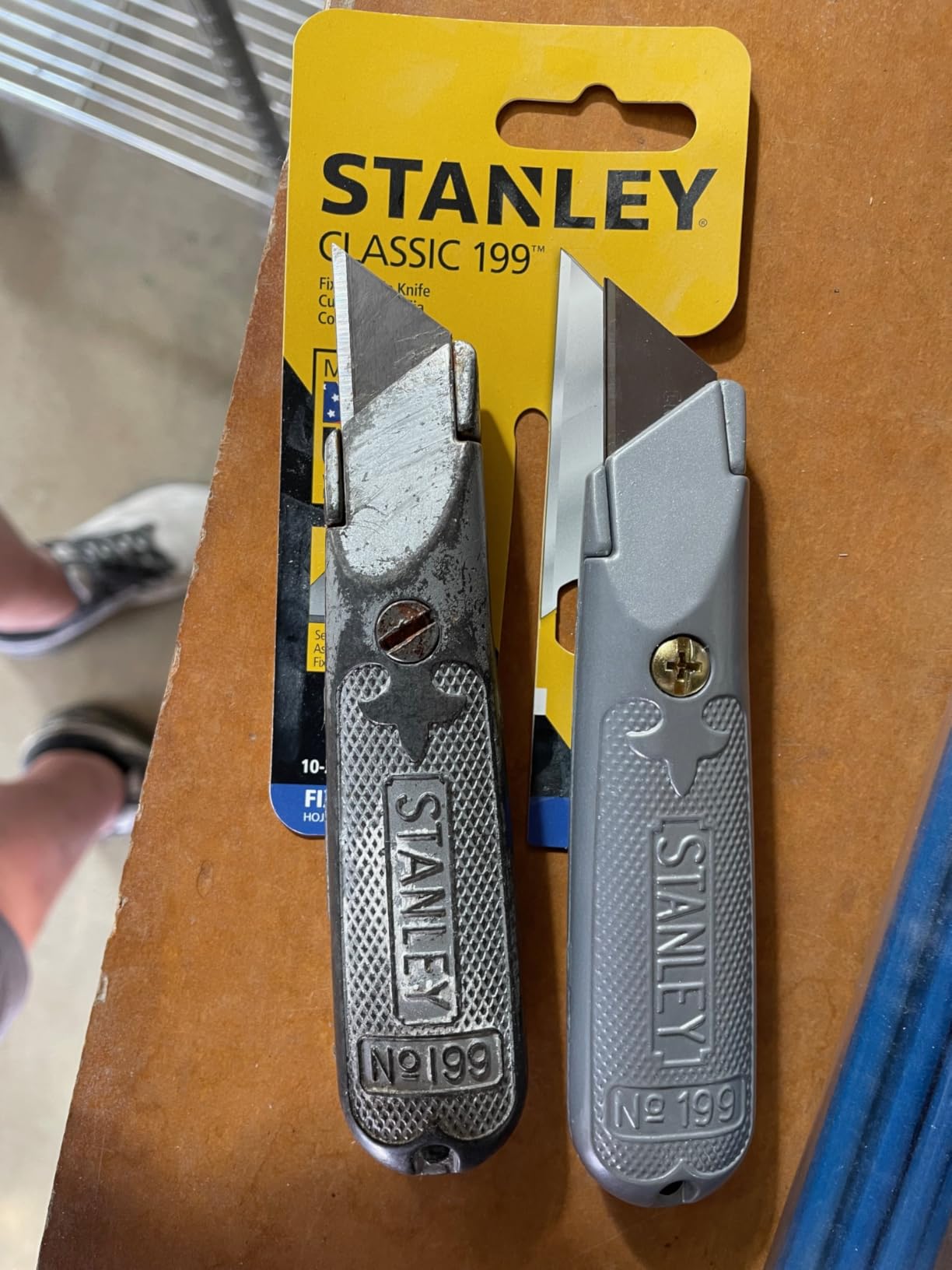 STANLEY CLASSIC 199 5-3/8 in. Fixed Blade Utility Knife (10-209) customer photo 2