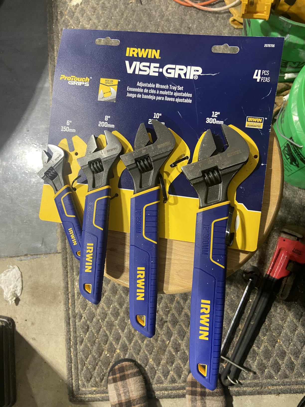 IRWIN Vise-Grip Adjustable Wrench Set, SAE/MM, 4-Piece (2078706) customer photo 2