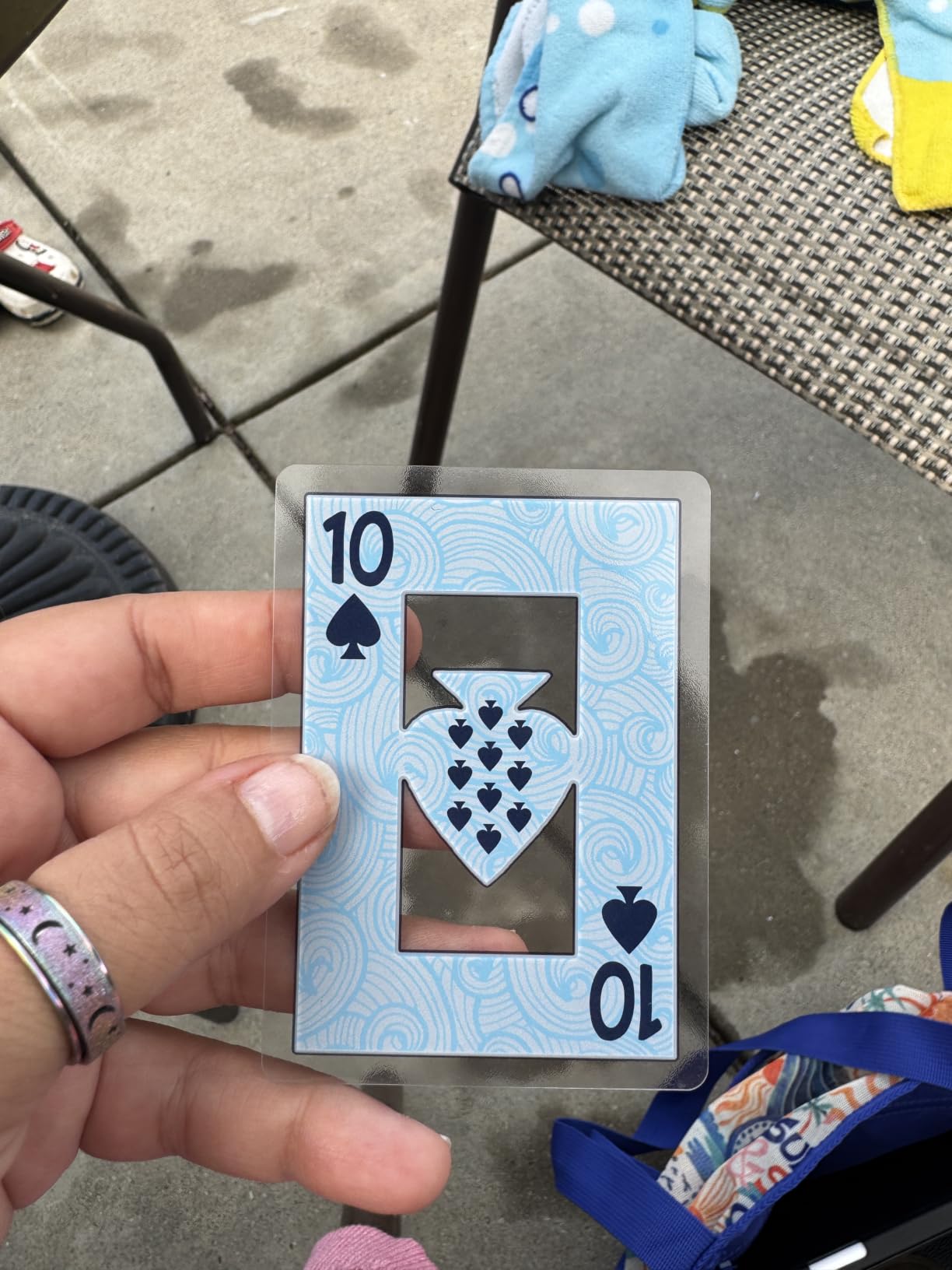 Hoyle Waterproof Clear Plastic Playing Cards 1 Deck Outdoor Pool customer photo 1