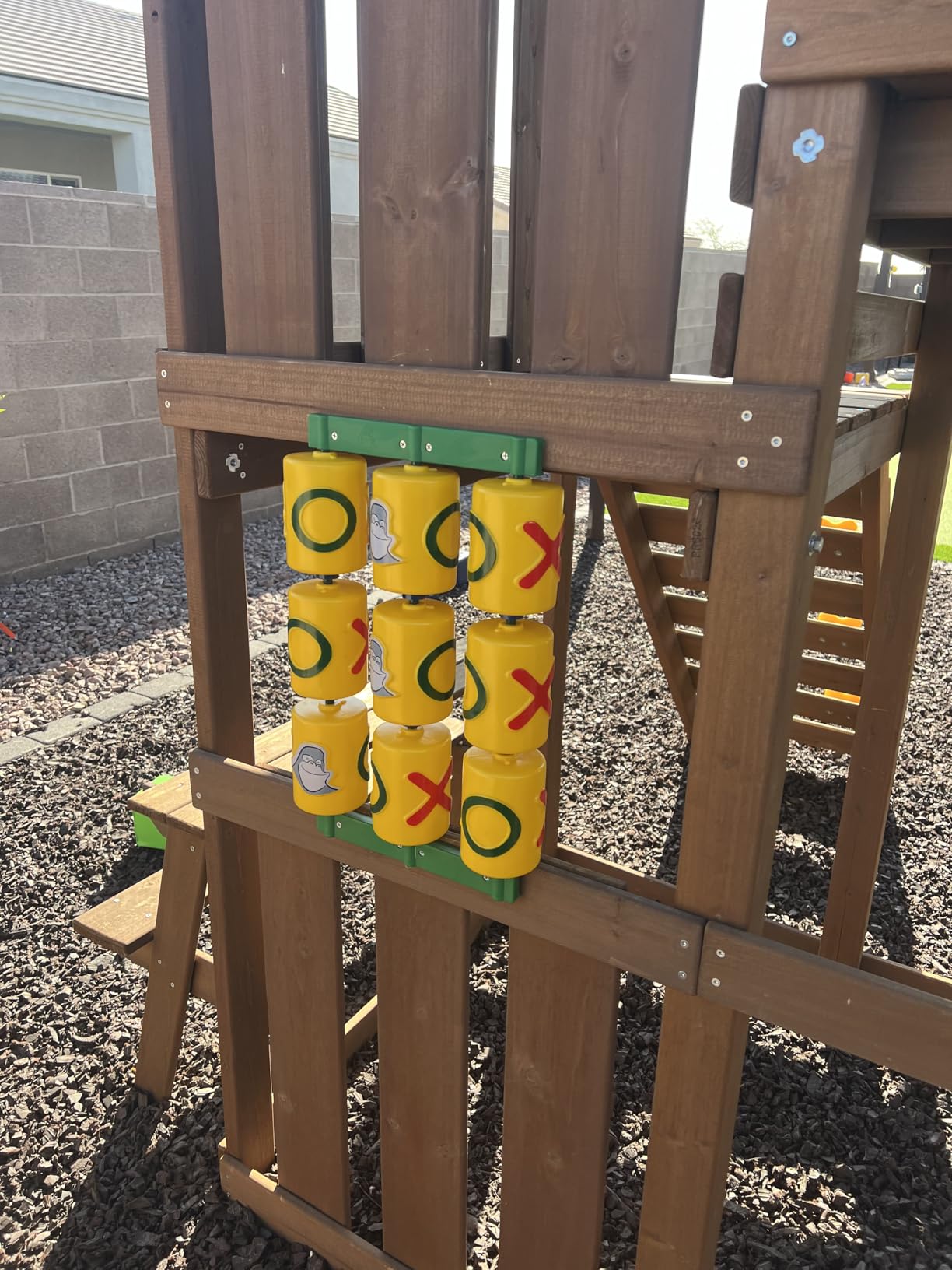 Gorilla Playsets 07-0010 Tic Tac Toe Spinner Activity Panel for Swing Sets, Yellow customer photo 1
