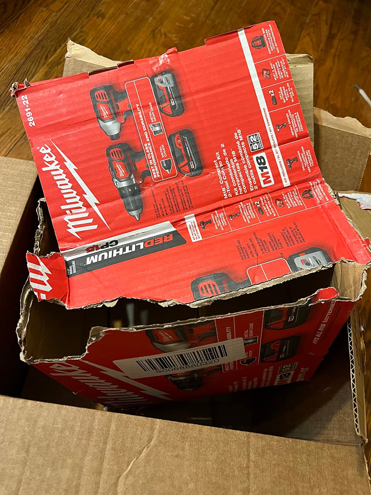Milwaukee 2691-22 18-Volt Compact Drill and Impact Driver Combo Kit customer photo 2