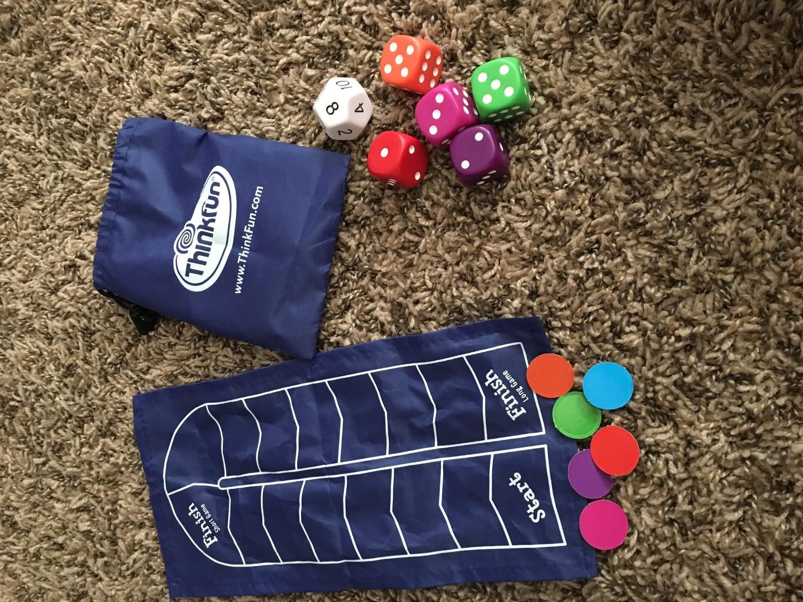 ThinkFun Math Dice Junior Game - Engaging Math Skills Builder | Perfect for Kids Aged 6+ | Aids in Mental Agility | Toy of The Year Nominee customer photo 1
