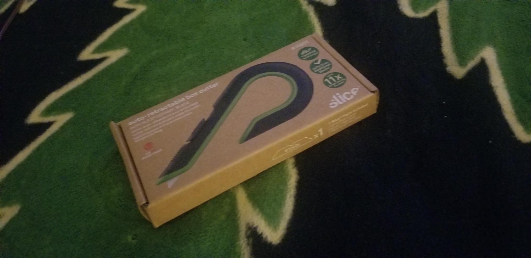 Slice Auto-Retractable Box Cutter, Heavy Duty Utility Knife, Safe Ceramic Blade Lasting 11x Longer than Metal, 1 Pack customer photo 2