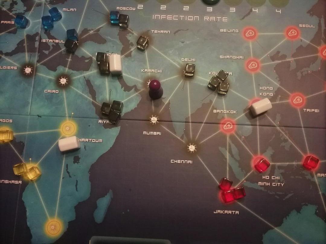 Pandemic Cooperative Strategy Board Game, 2-4 Players, 45-60 Min customer photo 1