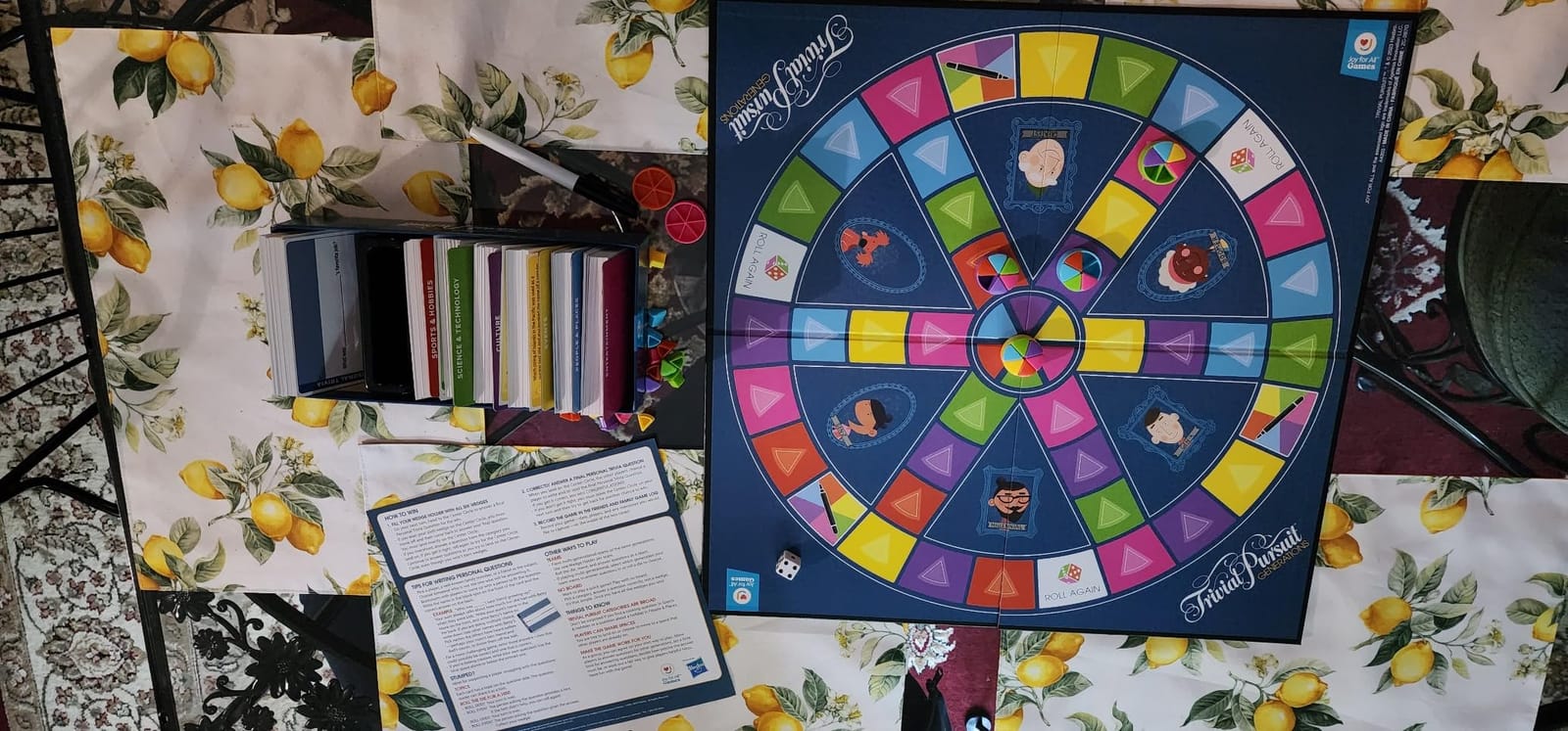 JOY FOR ALL Games - Trivial Pursuit Generations - Generational Trivia - Create Personalized Questions - Bigger Easy-to-Read Cards - Fun Multigenerational Trivia Game for Seniors, Teens, and Adults customer photo 1