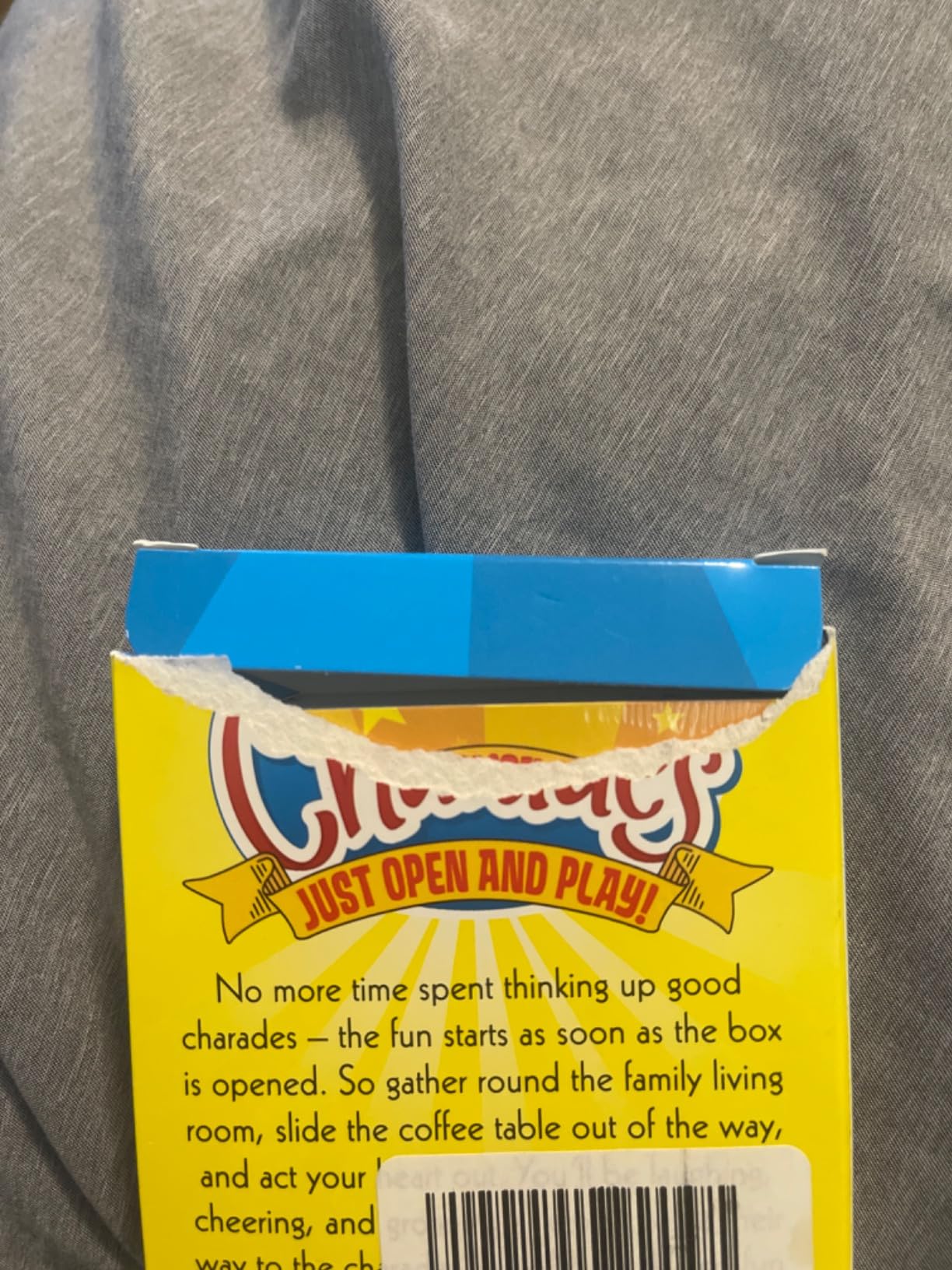 Outset Media Family Charades Card Game Travel Friendly - Includes Over 300 Charades - Perfect for Parties, Vacations, and Holidays - Ages 8+ customer photo 2