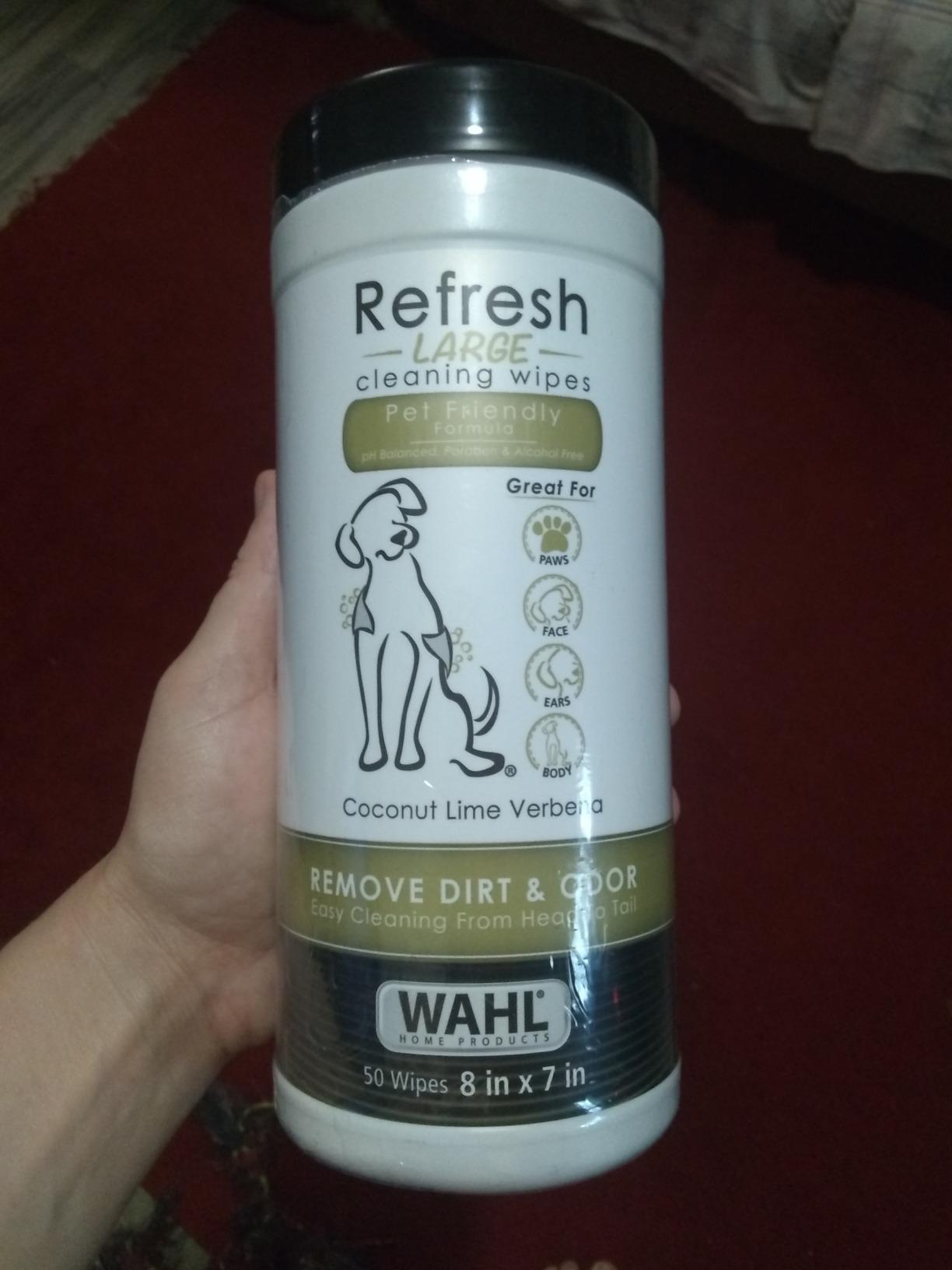 Wahl Pet Refresh Wipes customer photo 2