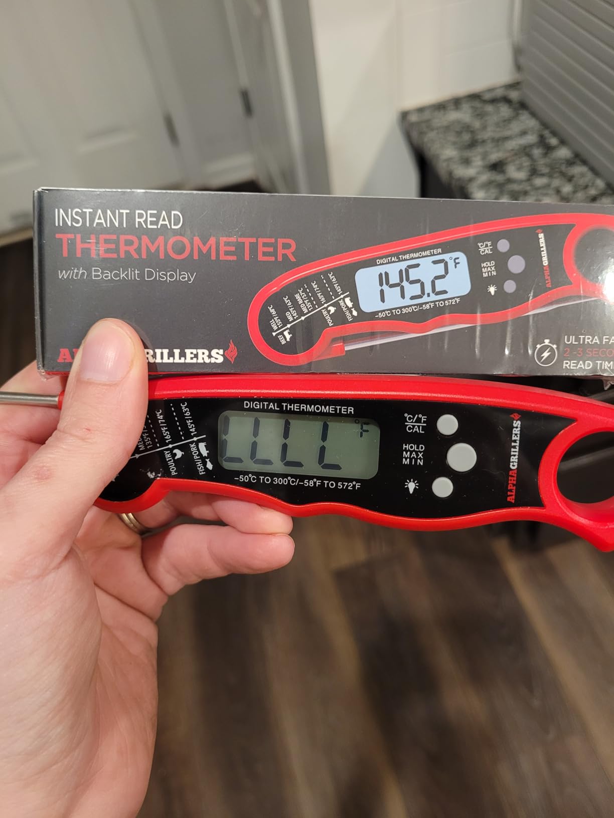 Alpha Grillers Instant Read Thermometer customer photo 2