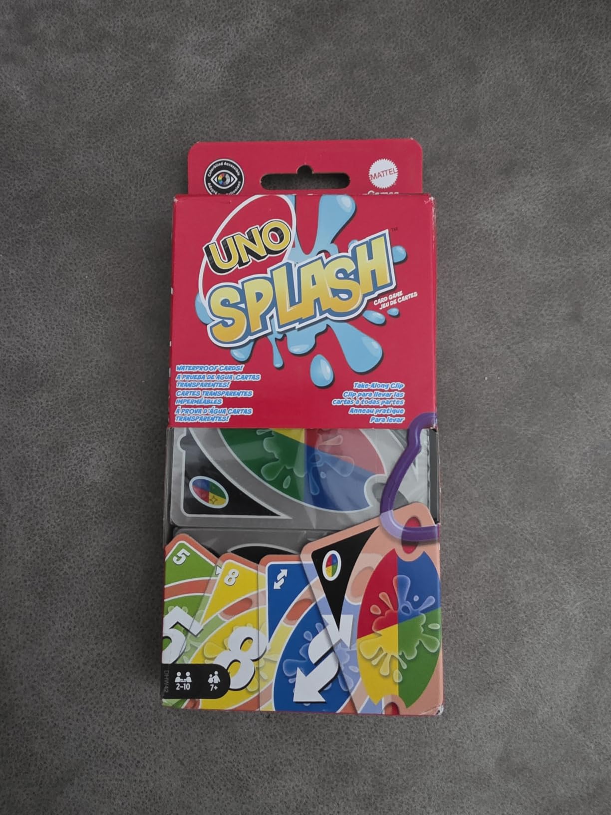 Mattel Games UNO Splash Card Game, Ages 7+, 2-10 Players customer photo 1