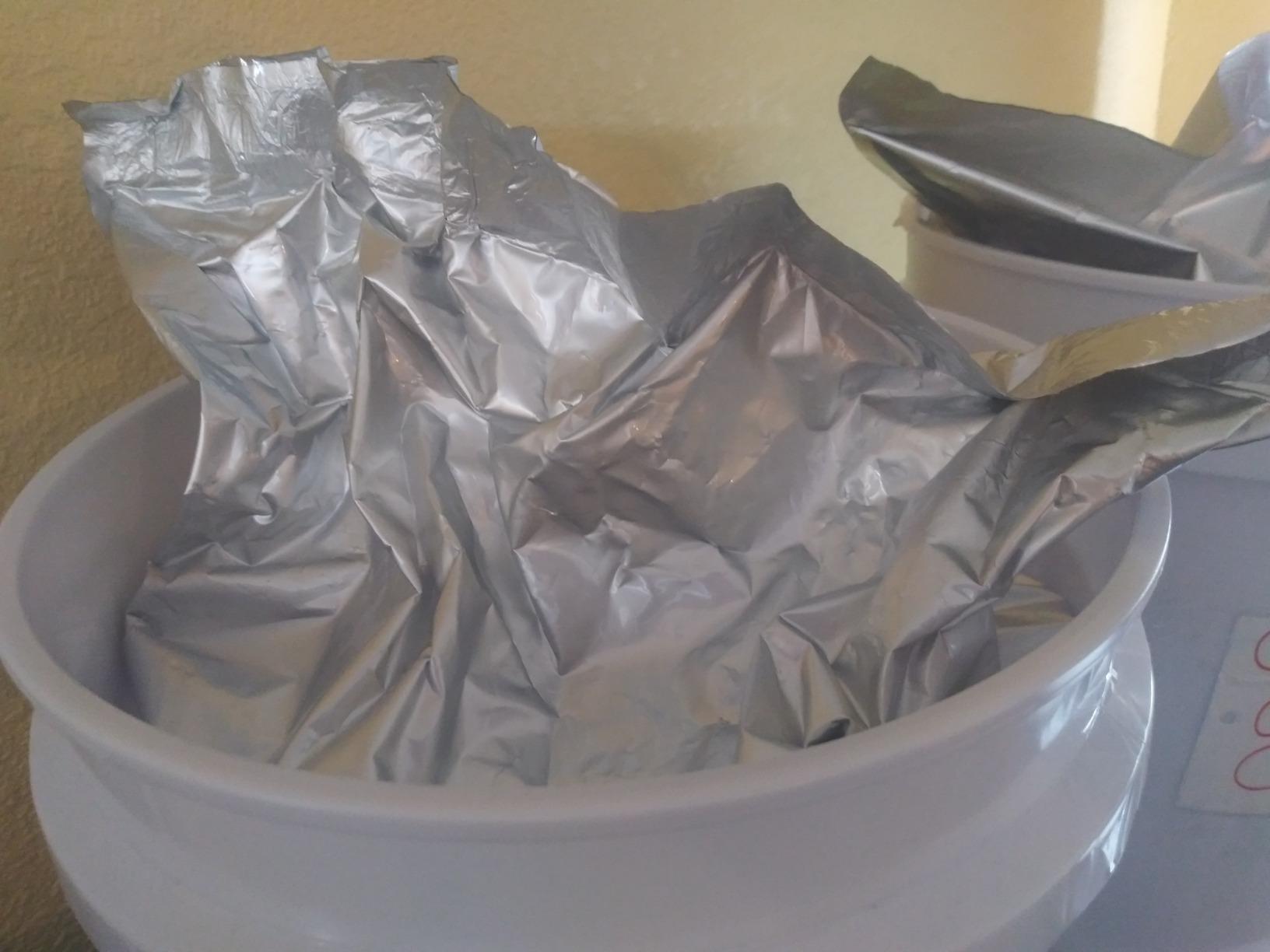 (10) 5-Gallon 5 Mil ShieldPro Genuine Mylar Aluminum Foil Bags with (10) 2000cc Oxyfree Oxygen Absorbers for Long Term Food Storage customer photo 2