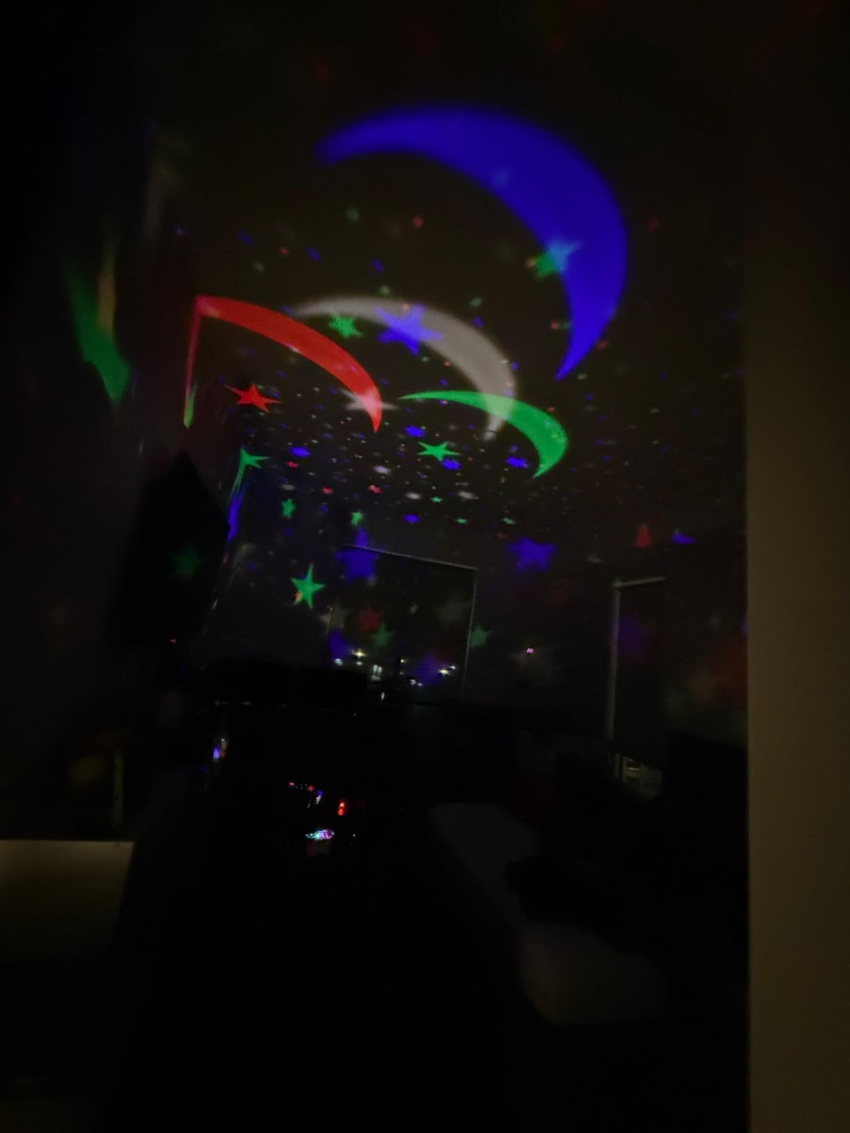 MOKOQI Star Projector Night Lights for Kids | Girls Night Light Projector customer photo 1