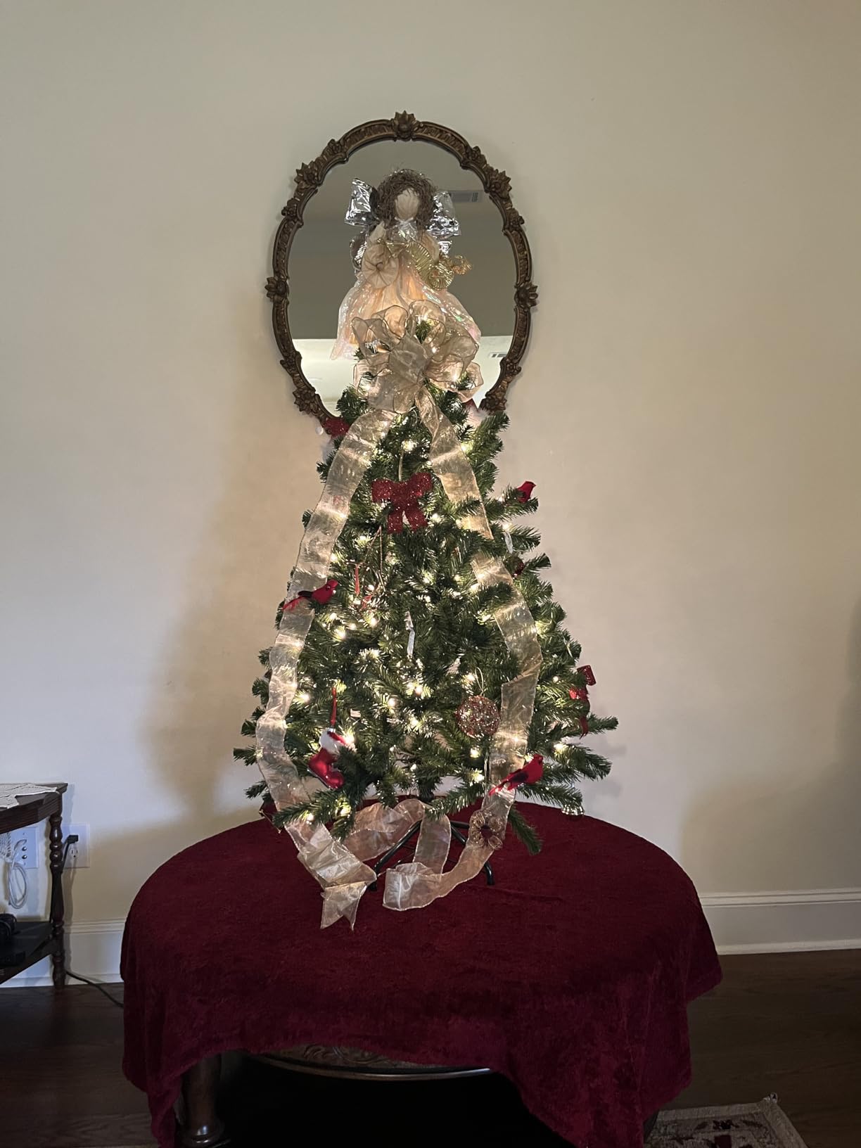 National Tree Company 7ft Pre-Lit North Valley Spruce Christmas Tree customer photo 2