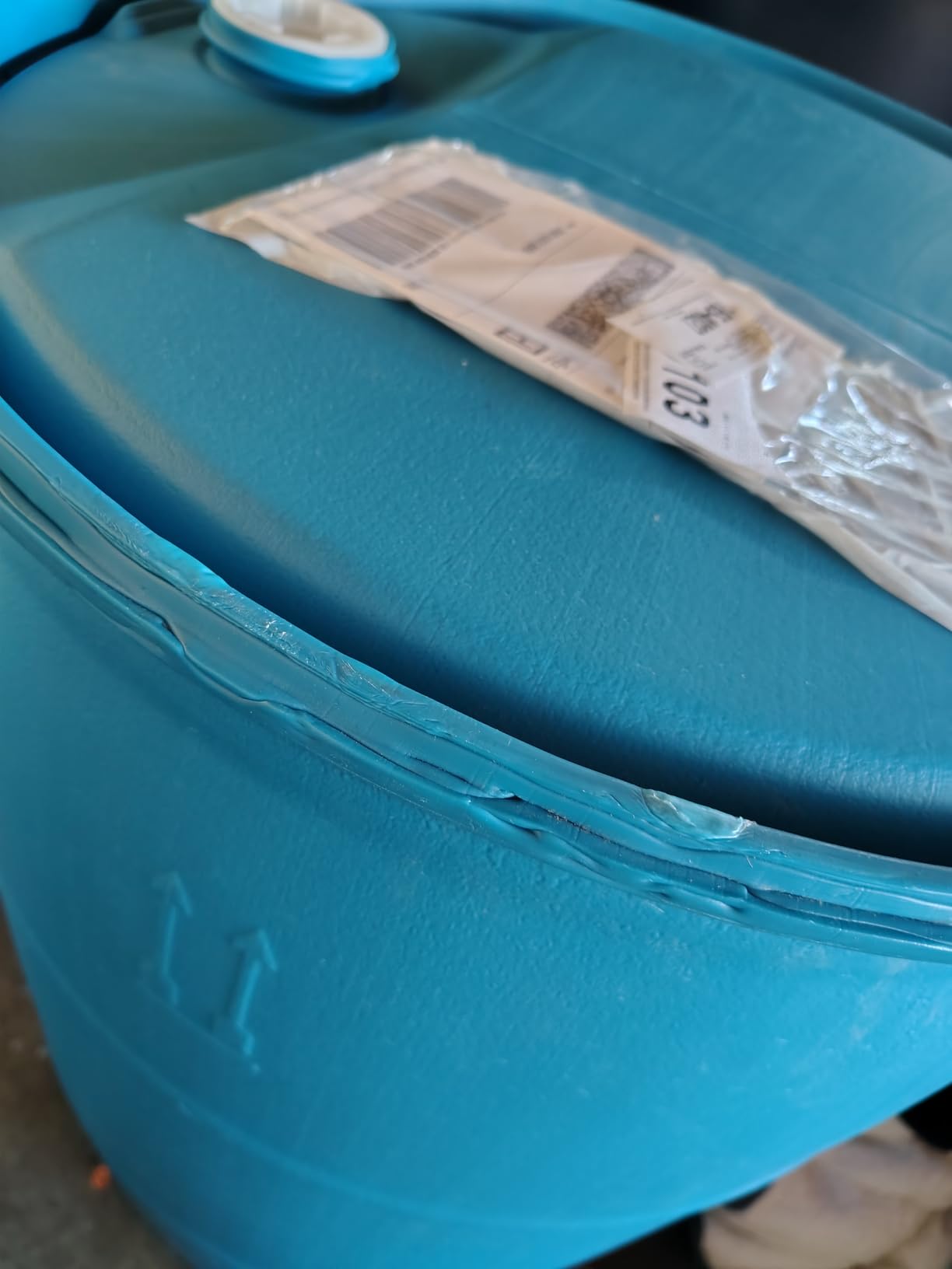 Augason Farms lon Water Storage Barrel - BPA-Free Plastic Barrel 55-Gallon customer photo 2
