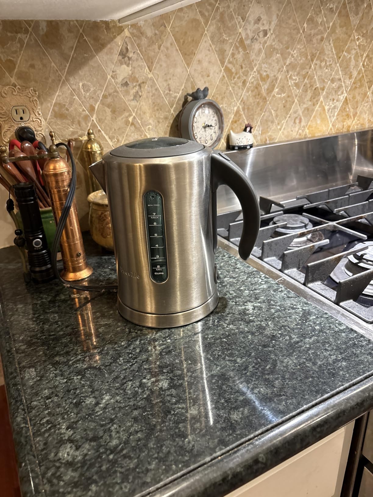 Breville BKE700BSS Soft Top Pure Hot Water Kettle, Brushed Stainless Steel customer photo 2