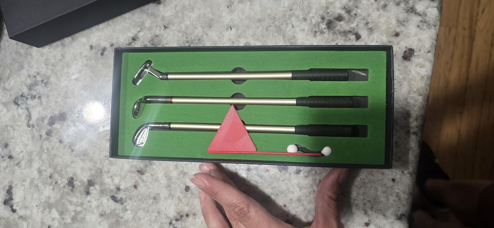 Golf Pen Desktop Games - Funny Gifts for Golfers, Coworkers, Boss - Stocking Stuffers customer photo 2
