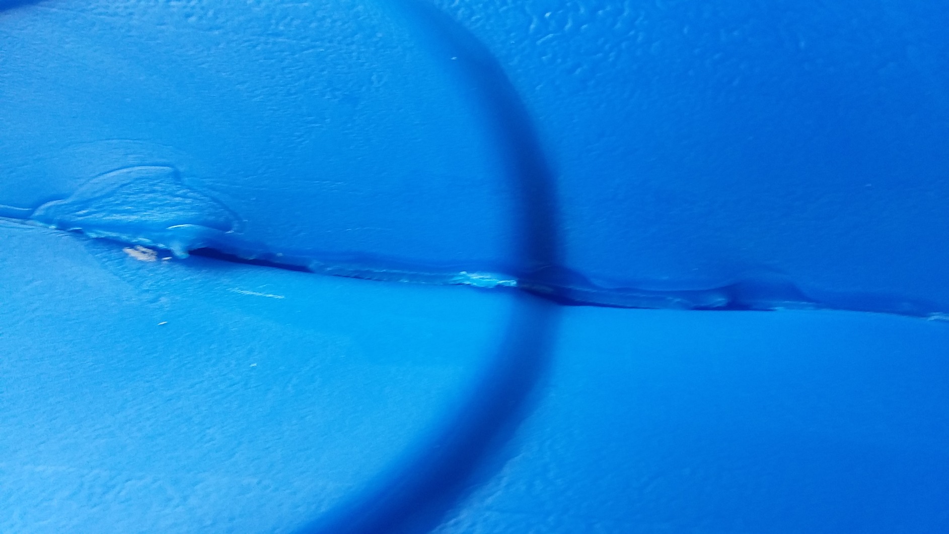 55 Gallon Blue Water Barrel | Solid Mold |2 Inch Bung Holes, Good for Long Term Drinking Water Use | BPA Free customer photo 2