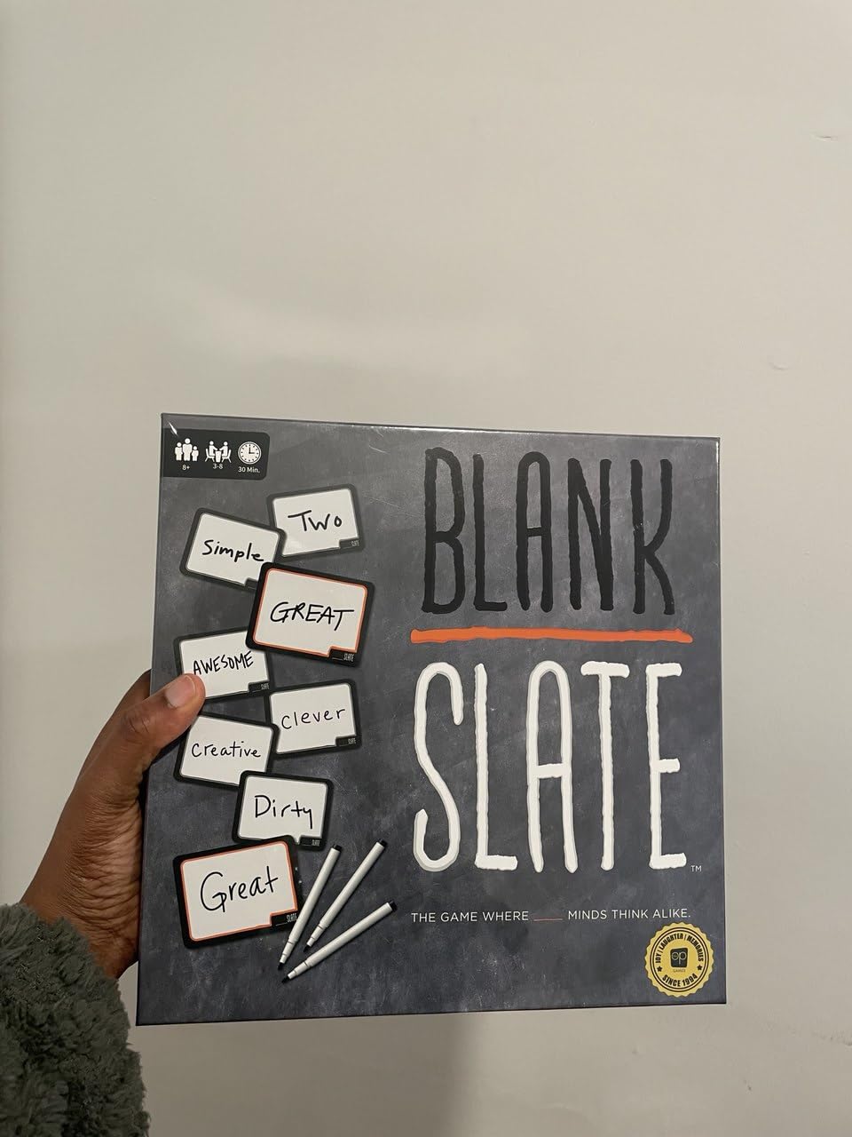 Blank Slate Board Game, A Party Game of Addicting Predictions customer photo 1