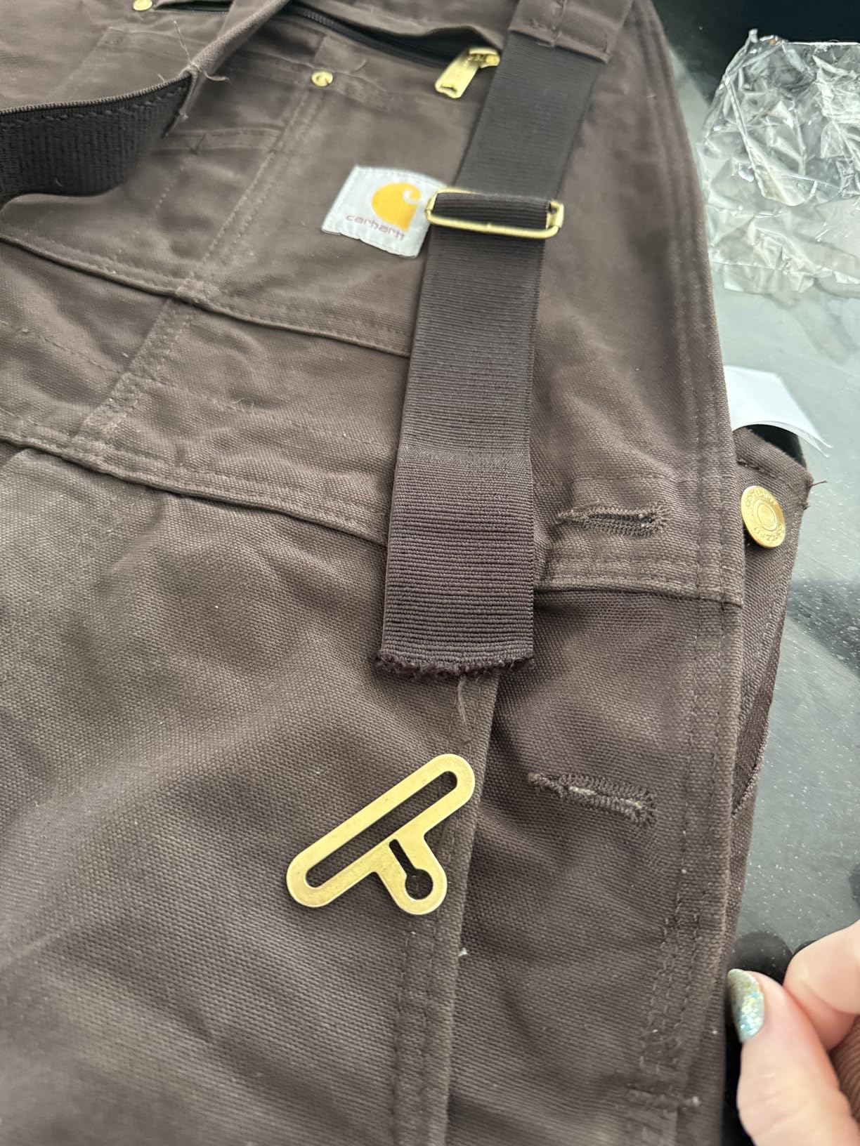 Carhartt Men's Iconic R01 Duck Bib Overall customer photo 1