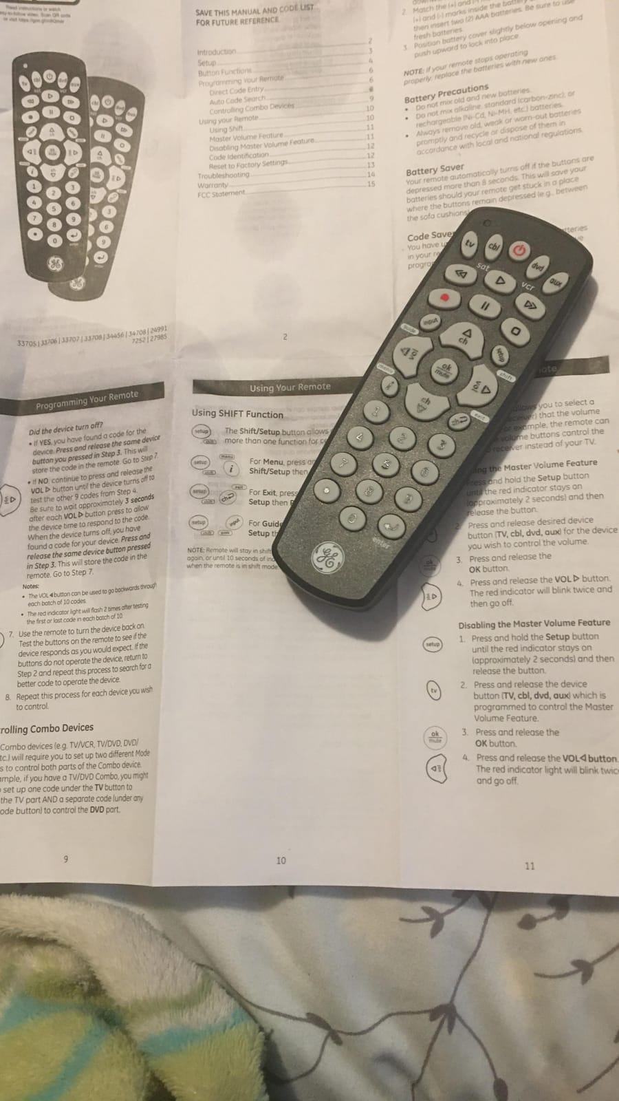 GE Universal Remote Control for Samsung, Vizio, LG, Sony, Sharp, Roku customer photo 1