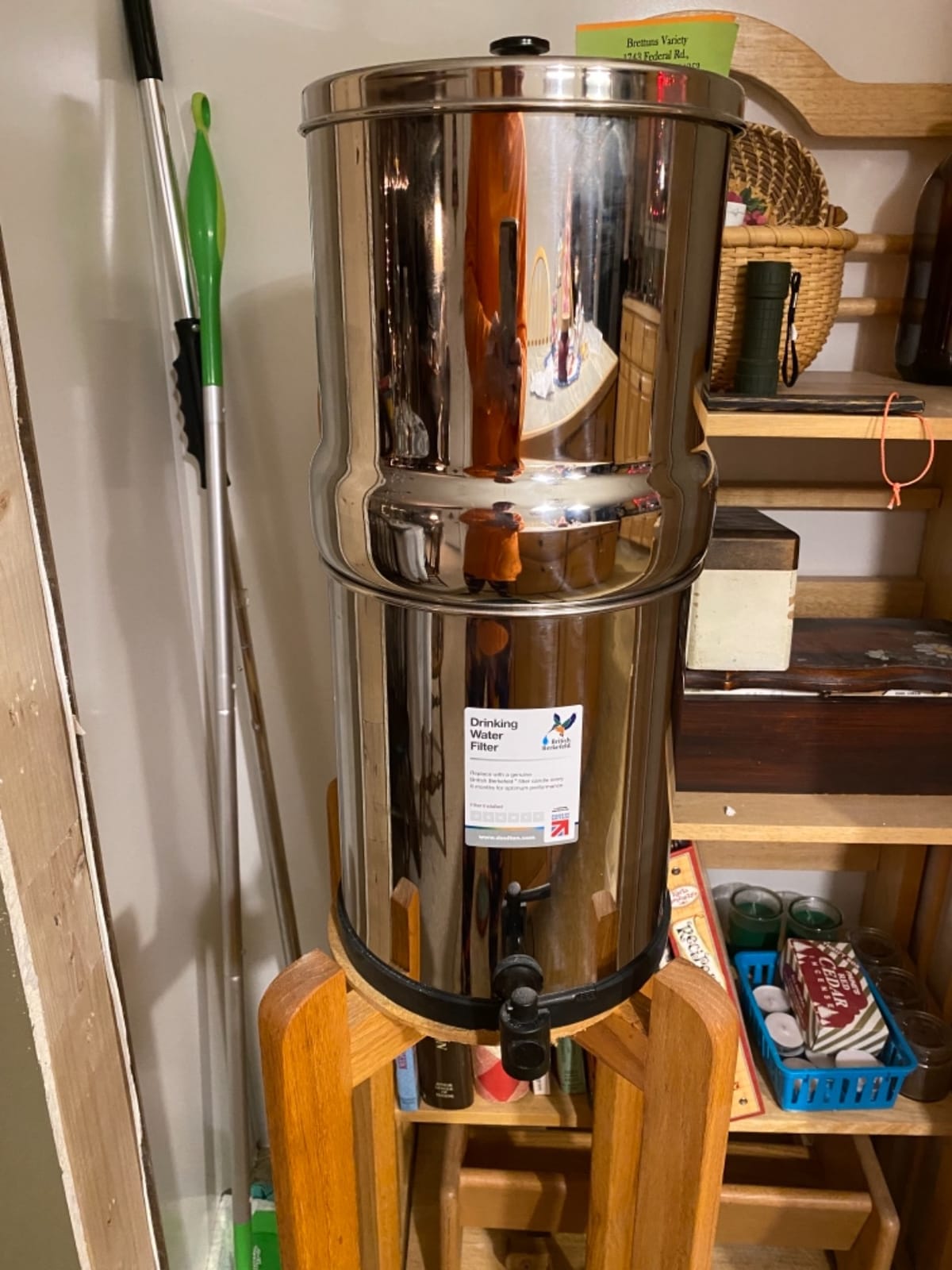 British Berkefeld 2.24 Gallon Gravity-Fed Water Filter System- Stainless Steel with 2x ATC Super Sterasyl Candle Filters customer photo 2