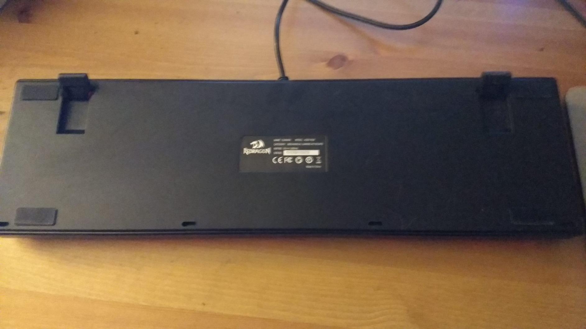 Redragon K582 Wired RGB Mechanical Gaming Keyboard, 104-Key Standard Layout customer photo 1
