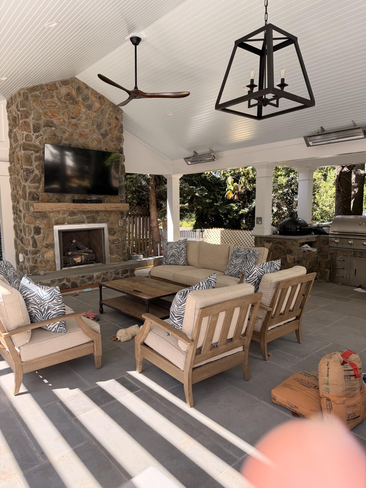 Signature Design by Ashley Clare View 1-Piece Eucalyptus Outdoor Sofa customer photo 1