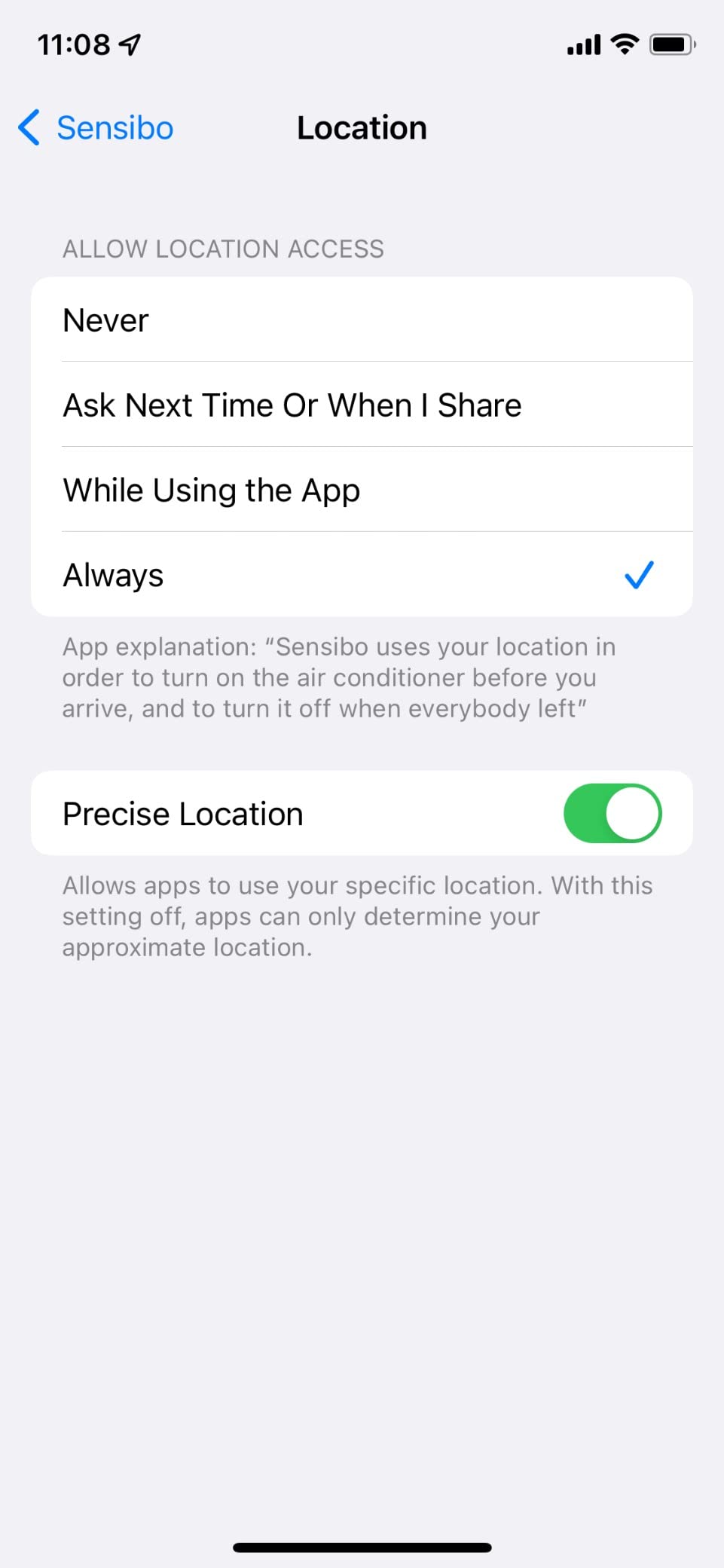 Sensibo Sky, Smart Wireless Air Conditioner Controller. Quick & Easy DIY Installation. Maintains Comfort with Energy Efficient. Automatic Wifi Thermostat Control App. Google, Alexa and Siri Compatible customer photo 2