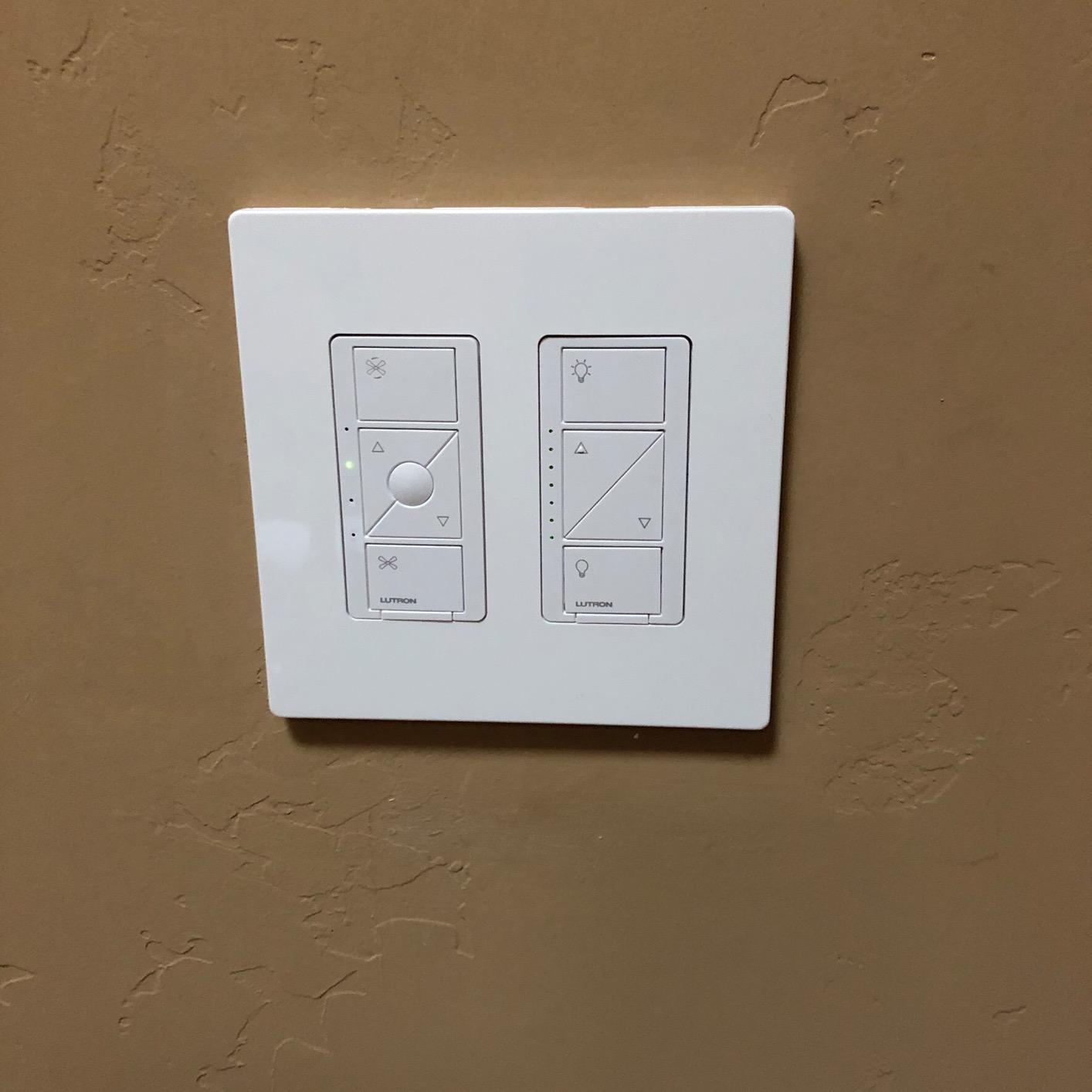 Lutron Caseta Smart Fan Control (Smart Hub Required) 4-Speed for Paddle Fan customer photo 2