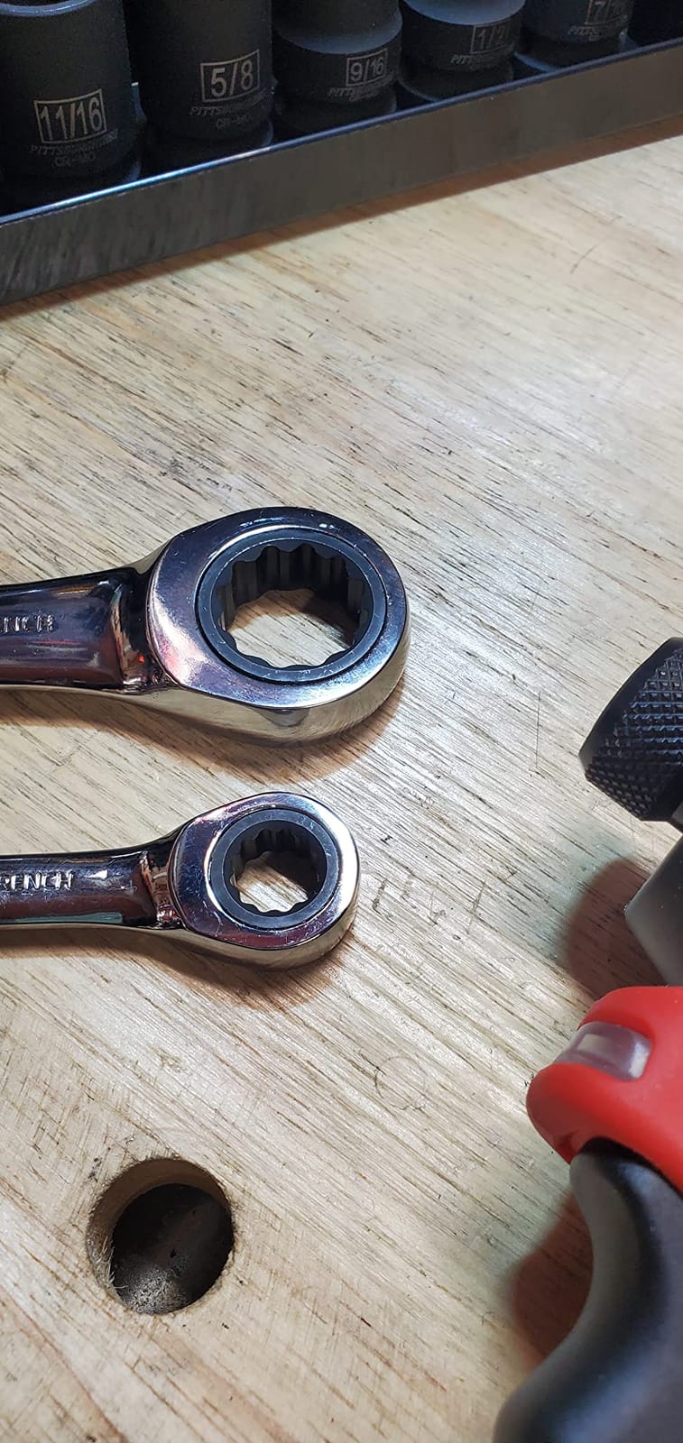 GEARWRENCH 14 Pc 72T Stubby Ratcheting SAE/mm Combination Wrench Set|85206 customer photo 1
